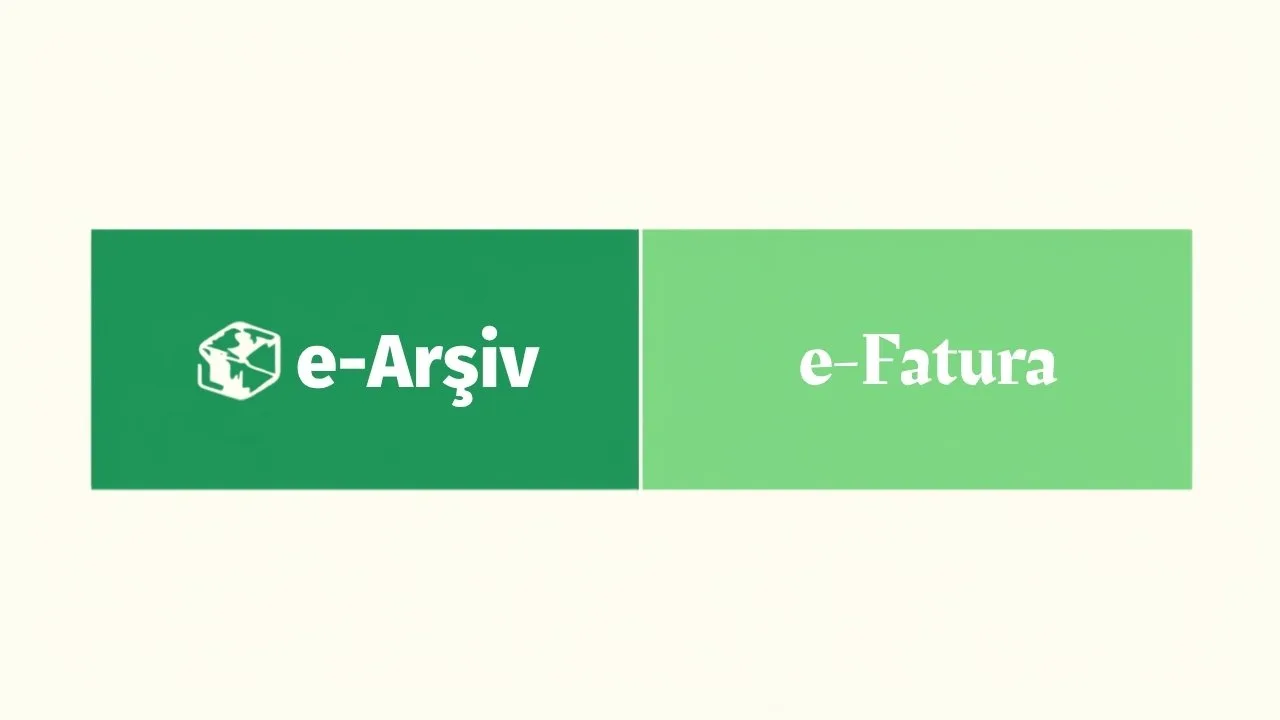 e-Arşiv ve e-Fatura karşılaştırması — elektronik belgeler